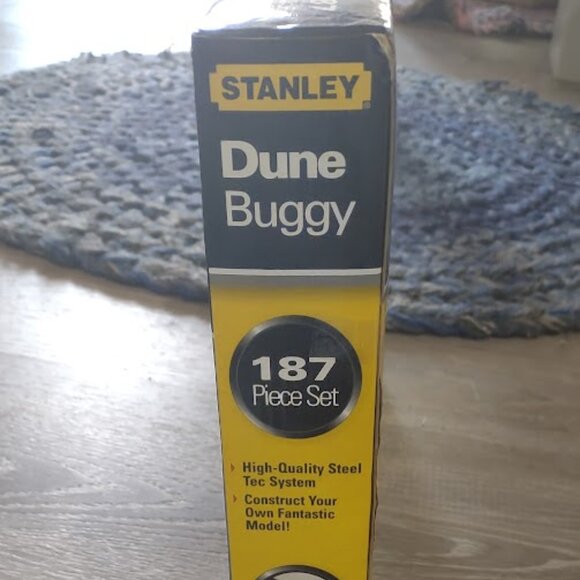 STANLEY DUNE BUGGY MODEL CONSTRUCT & PLAY 187 PIECES NEW OPEN BOX BOX BOX DAMAGE - Picture 9 of 13